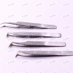 New ready-made lash eyelash tweezers fiber tip flowering tweezers hot style