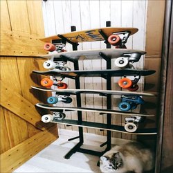 Skateboard Storage Rack, Display Rack, Basketball and Football Rack, Miscellaneous Rack, Organizer Rack, Sports Equipment, Ski and Vitality Board Display