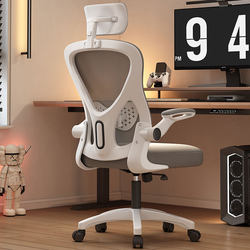 Ergonomic Chair, Home Computer Chair, Comfortable for Long Sitting, Student Study Chair, Dormitory Gaming Chair, Office Chair with Backrest
