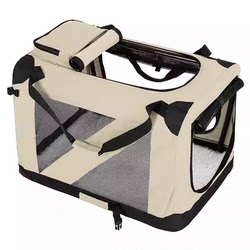 Outdoor Portable Folding Cage Cat House Dog House Cat Nest Car Cage Pet Tent Dog Cage Suitcase Bag for Medium and Large Dogs