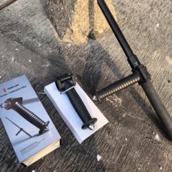 T-Shaped Baton Accessories Mechanical Stick Self-Defense New National Standard Detachable Window-Breaking Outdoor Equipment Tactical Heavy-Duty Grip Guard