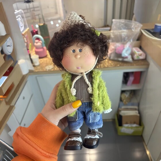 
24cm Spanish potato doll mia doll naked baby suit Waldorf girl cross-border factory direct sale DIY baby