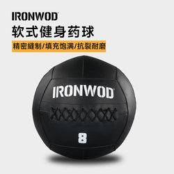 Ironwod Weight Wall Ball Fitness Medicine Ball Soft Solid Ball Wallball Gravity Ball lb Personal Training Explosive Training