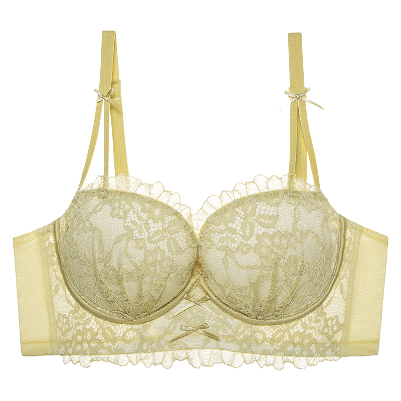 Weishini underwear women's small breasts gathered medium-thick thickened adjustment reshaping breast lace sexy ladies' bra
