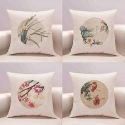 American-Style Throw Pillow Sofa Living Room Cushion Green Light Luxury Headboard Pillowcase Nordic High-End Cushion Office Chair