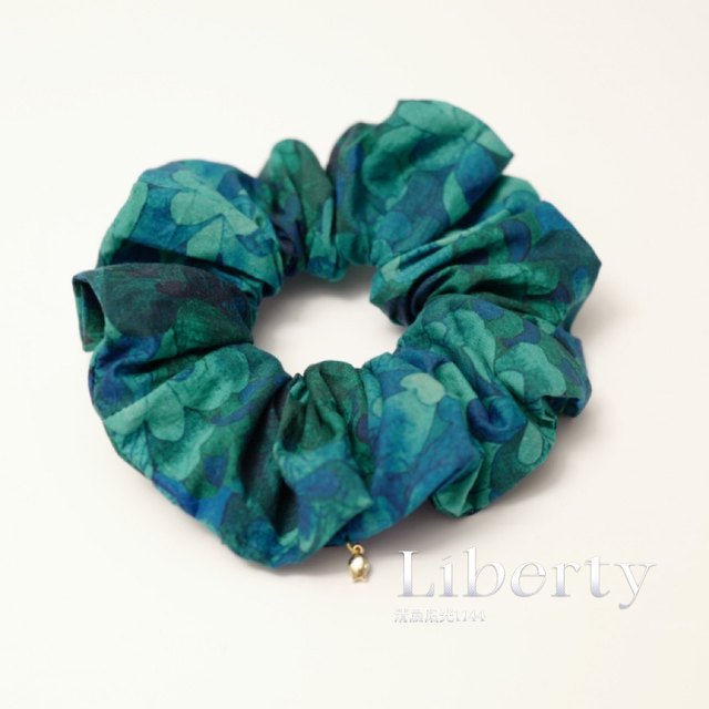 British Liberty cotton sweet ins niche handmade large intestine hair ring high-end hair flower hair rope rubber band