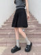 
La Chapelle high waist skirt for women, slimming 2025 new summer thin cool breathable five-point skirt short skirt