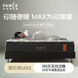 Vansea [Munich Max] Spine-Protecting Mattress with Five-Zone Silent Independent Springs, Master Bedroom Double 1.8m Thick Mattress