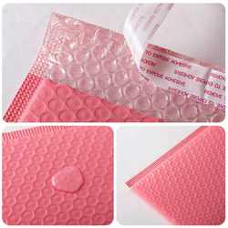 New direct selling pink bubble bag thickened co-extruded film bubble bag express bubble bag bubble envelope bag small batch