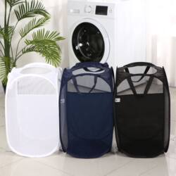2025 New Foldable Laundry Basket, Clothes Storage Basket, Large Home Laundry Hamper, Portable Laundry Basket
