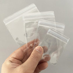 One-Piece Price Sealed Bag for Bracelets, Jewelry, Pvc Jewelry Bag, Toy Earrings Storage, Transparent Plastic Self-Sealing Bag