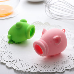 Cute Animal Creative Silicone Egg White Separator Egg Yolk Protein Automatic Filter Baking Kitchen Tool