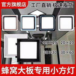 Specialized Honeycomb Panel Light 19X19 Small Square Light 20X20 Spring Clip Light Integrated Ceiling Led Light Embedded