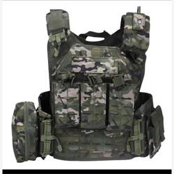 New Quick-Release Tactical Vest, Bulletproof Vest with Weighted Steel Plates, Special Operations Training Bulletproof Vest, Steel Wire Quick-Release