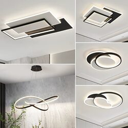 Living Room Main Light 2025 New Model Modern Simple and Elegant Main Light Combination Whole House Package Led Full Spectrum Ceiling Light