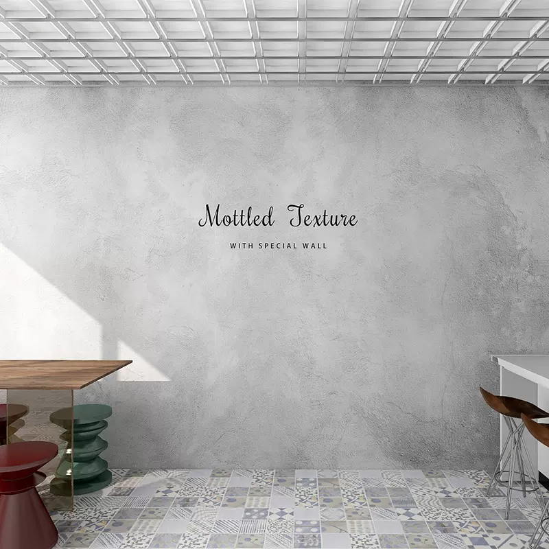 3d工業風顆粒感微水泥牆紙奶茶店咖啡廳裝修logo壁紙斑駁