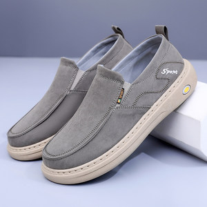 
2026 Spring New Old Beijing Cloth Shoes Soft Sole Comfortable Casual Walking Shoes Non-Slip Breathable Slip-On Canvas Shoes