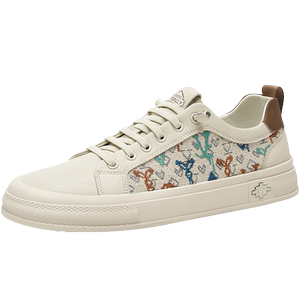 
Hailan Home Men's Shoes Canvas Shoes Brand Genuine Board Shoes Men's Autumn Versatile White Shoes Men's Sports and Leisure Shoes