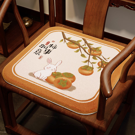 
Festive new Chinese style cushion creative cartoon mahogany sofa chair cushion plush seat washers chair dining chair Taishi chair cushion