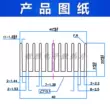 Nhôm tản nhiệt điện tử 100*40*20MM bo mạch chủ chip nhiệt khối cấp nguồn ĐÈN LED tản nhiệt tùy chỉnh 