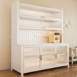 Baby Feeding Table Storage Cabinet, Baby Supplies Storage Rack, Floor-Standing Multi-Layer Multi-Functional Large-Capacity Storage Cabinet