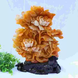 yellow wax stone carving ornaments Latest Best Selling Praise