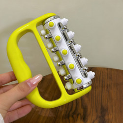 Handheld Small Roller Meridian Brush for Liver Meridian, Shoulders, Legs, Waist, Whole Body Fat Massage, Meridian Dredging, Manual Cervical Spine Massager
