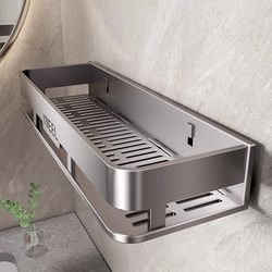 German Bathroom Storage Rack, Washbasin, No-Drill Bathroom Wall-Mounted Balcony Wall Storage Shelf