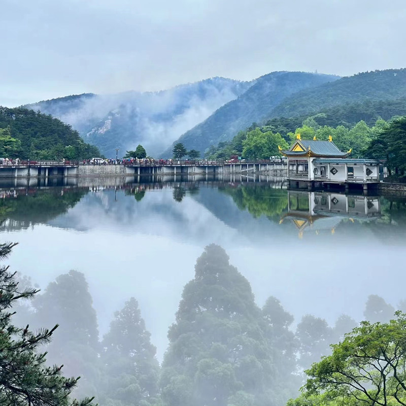 【住5钻12人精品小团】江西旅游庐山三叠泉3天2晚三日跟团游0购物