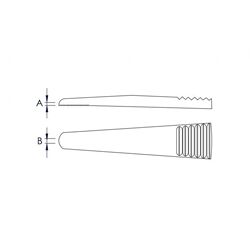 knipex anti-static tweezers stainless steel highly elastic round head straight handle tweezers 92 78 77 ESD