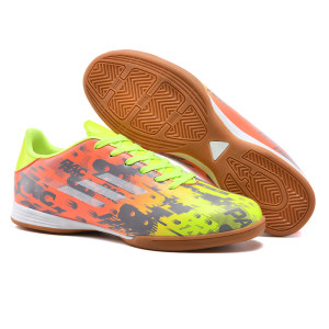The indoor five -person system flat bottom Messi football shoes boys broken nail primary and secondary school students competition training shoes beef tendon bottom