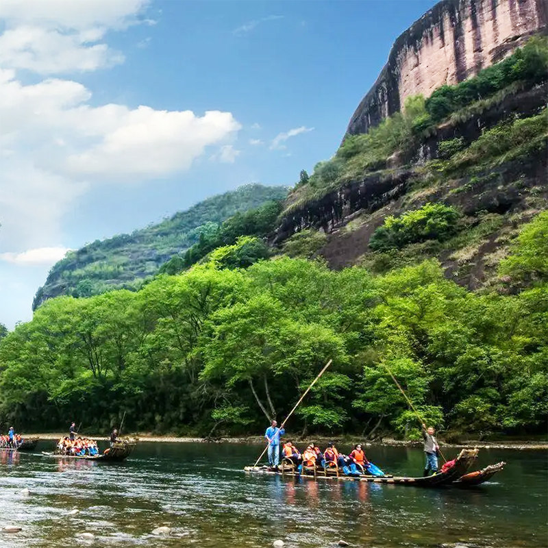 武夷山当地3天2晚私家小团三日游 南平武夷山小包私家团 含正餐