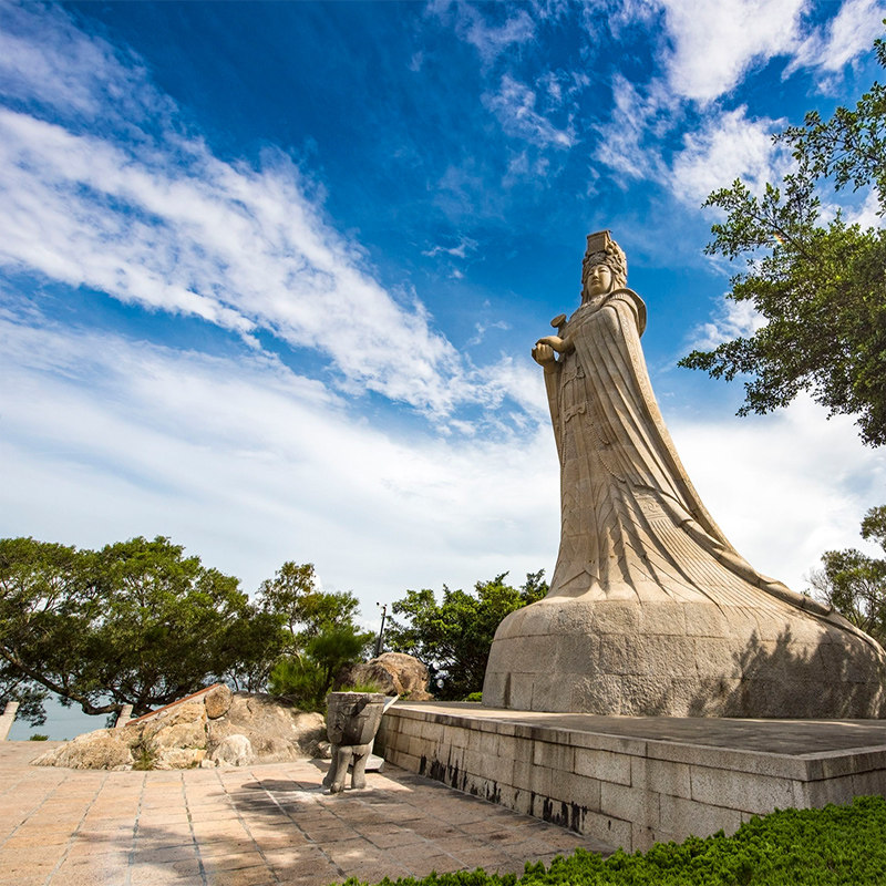 莆田站接团 湄洲岛文化寺汽车二日游 文甲码头快艇 湄州妈祖庙