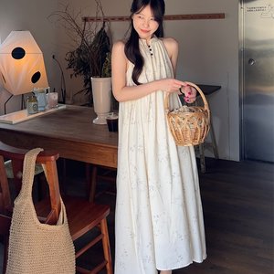 
H2026 Spring and Summer New Women's Black Sleeveless Simple Style Loose Fit Dress M