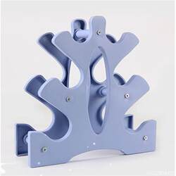 Dumbbell Rack for Men and Women, Small Dumbbell Storage Rack, Tower-Type Stand, Simple Three-Layer Rack for Home Use