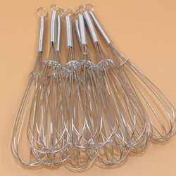 New direct selling kitchen gadgets manual spring handle egg beater egg mixer 8