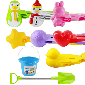 Snowball clip toys children's snow tool clip snow fight snow artifact little duck winter snowman equipment
