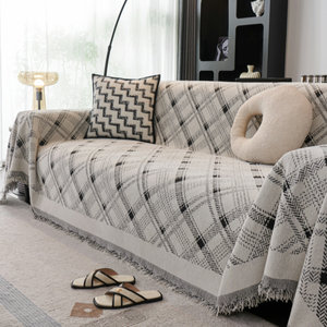 
Nordic sofa cover cloth towels, all seasons, universal non-slip, all-inclusive universal cover cover, simple modern chenille seat cushion cover blanket
