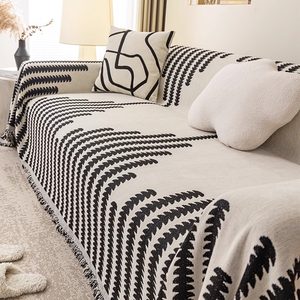 
Sofa cover cloth towel integrated ins style Nordic sofa blanket cover full-inclusive universal cover cover anti-dust all seasons