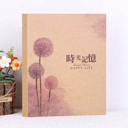 A4 Photo Album with Large Capacity, 6inch 8inch Small 12inch Family Photo Insert-Style Memory Album, Loose-Leaf Photo Collection