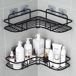 No-Drill Bathroom Sink Storage Rack, Bathroom Corner Shelf, Toilet Wall-Mounted Kitchen Storage Shelf