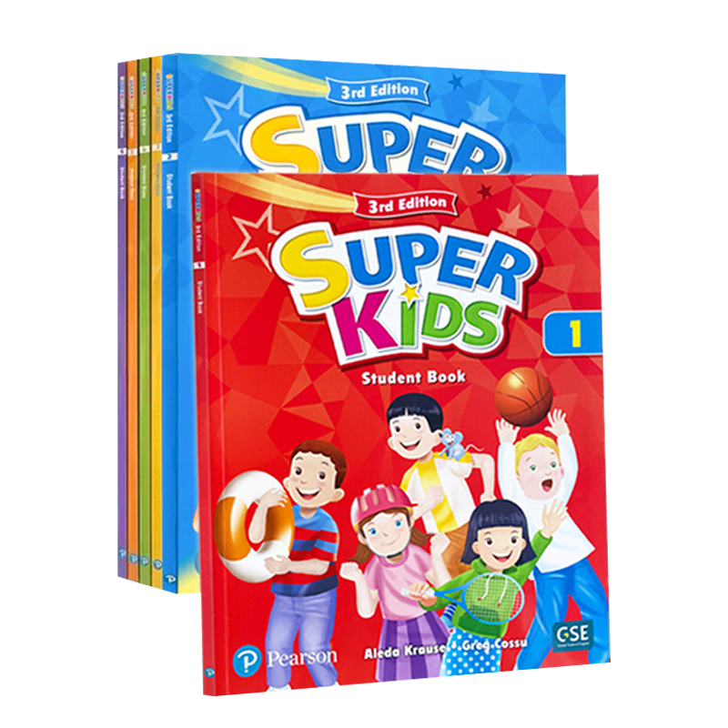 Longwen Super Kids English Textbook Levels 1-6 - 3rd Edition