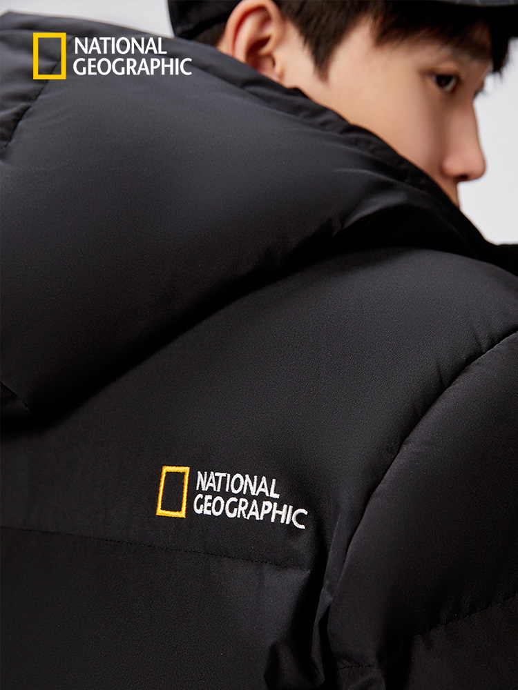 National Geographic(ナショナルジオグラフィック)ダウン NATIONAL GEOGRAPHIC☆UNISEX_ショート丈グースフードダウン_6色