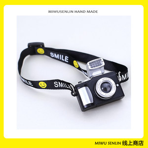 Mini flash camera simulation SLR model radius bang DIY accessories doll clothes small doll camera