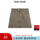 Basic House Baijia Hao denim skirt for women in summer retro high waist hot girl miniskirt A-line hip skirt
