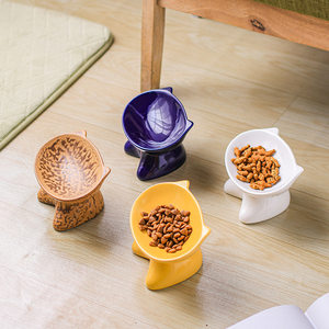 
Ceramic Cat Face Bowl Dog Bowl Dog Supplies Dog Food Bowl Ceramic Cat Bowl Cat Bowl Food Bowl Dog Bowl Single Bowl Food Bowl