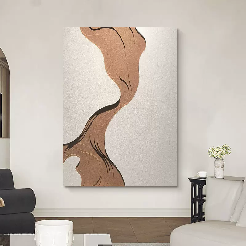 リビング装飾画の抽象的な手描きの油絵の玄関の廊下に掛けてあります。 リビング装飾画の抽象的な手描きの油絵の玄関の廊下に掛けてあります