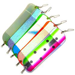 Sea Fishing Abs Plastic Bait Uv Double-Sided Sticker Reflective Luminous Diving Board Sea Fishing Trolling Equipment