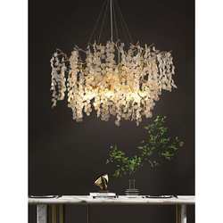 Light luxury money branch living room crystal chandeliers villa hall lighting art atmospheric high-end dining room bedroom lighting