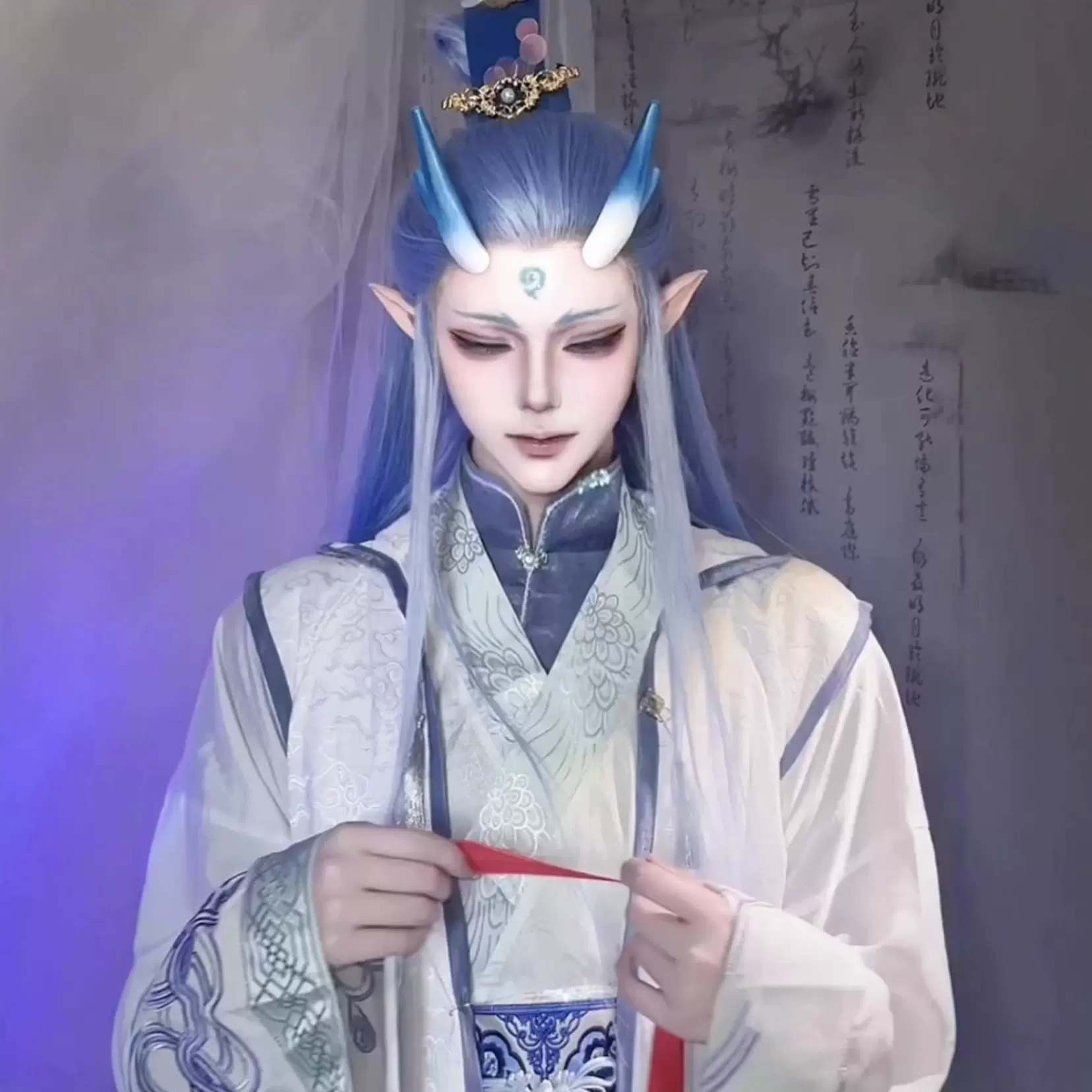 敖丙cos服成人儿童人偶服哪吒2魔童降世